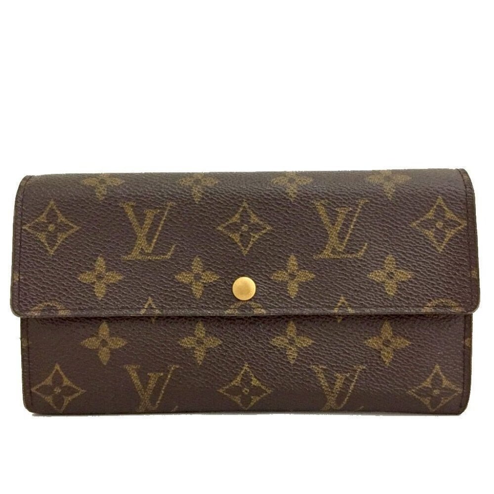 503216J Louis Vuitton Wallet Long Portefeiulle Sarah Brown Monogram